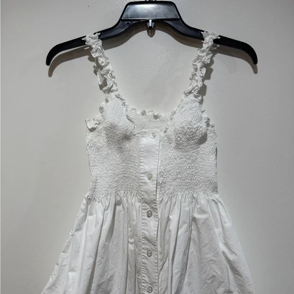 cream strapless mini dress Rhiellie Strapless Mini Dress